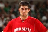 INDIANAPOLIS - MARCH 14:  Jon Diebler #33 of the Ohio State Buckeyes looks on against the Michigan State Spartans during their semifinal game of the Big Ten Men's Basketball Tournament at Conseco Fieldhouse on March 14, 2009 in Indianapolis, Indiana.  (Photo by Jonathan Daniel/Getty Images)