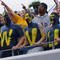 MORGANTOWN, WV - OCTOBER 26:  Fans of the West Virginia University Mountaineers cheer on their team during a Big East game against the University of Miami Hurricanes on October 26, 2002 at Mountaineer Field in Morgantown, West Virginia . Miami won 40-23.  (Photo By Doug Pensinger/Getty Images)