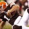 CLEVELAND - NOVEMBER 16: Ray Lewis #52 of the Baltimore Ravens sacks Brady Quinn #10 of the Cleveland Browns in the third quarter at Cleveland Browns Stadium on November 16, 2009 in Cleveland, Ohio.  (Photo by Matt Sullivan/Getty Images)