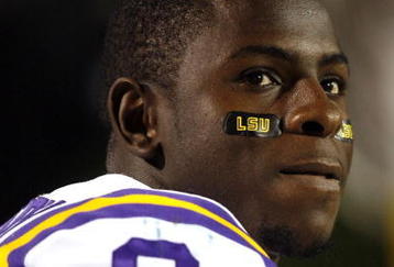 OXFORD, MS - NOVEMBER 17:  Trindon Holliday #8 of the LSU Tigers watches the game from the sideline during a game against the Mississippi Rebels at Vaught-Hemingway Stadium at Hollingsworth Field November 17, 2007 in Oxford, Mississippi. LSU beat Mississippi 41-24.  (Photo by Joe Murphy/Getty Images)