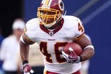 EAST RUTHERFORD, NJ - SEPTEMBER 13:  Ladell Betts #46 of the Washington Redskins runs the ball against the New York Giants on September 13, 2009 at Giants Stadium in East Rutherford, New Jersey.  (Photo by Jim McIsaac/Getty Images)