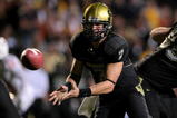 BOULDER, CO - OCTOBER 04:  Quarterback Cody Hawkins #7 of the Colorado Buffaloes runs the offense against the Texas Longhorns at Folsom Field on October 4, 2008 in Boulder, Colorado. Texas defeated Colorado 38-14.  (Photo by Doug Pensinger/Getty Images)