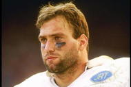 20 Oct 1991:  Detroit Lions linebacker Chris Spielman stands on the sidelines during game against the San Francisco 49ers at Candlestick Park in San Francisco, California.  The 49ers won the game 35-3. Mandatory Credit: Otto Greule Jr.  /Allsport