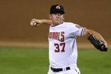 PHOENIX - OCTOBER 16:  Washington Nationals prospect Stephen Strasburg #37, playing for the Phoenix Desert Dogs, pitches in the Arizona Fall League game against the Scottsdale Scorpions at Phoenix Municipal Stadium on October 16, 2009 in Phoenix, Arizona.  (Photo by Christian Petersen/Getty Images)