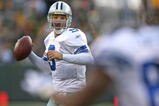 GREEN BAY, WI - NOVEMBER 15: Tony Romo #9 of the Dallas Cowboys looks at a receiver against the Green Bay Packers at Lambeau Field on November 15, 2009 in Green Bay, Wisconsin. (Photo by Jonathan Daniel/Getty Images)