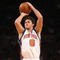 NEW YORK - NOVEMBER 09: Danilo Gallinari #8 of the New York Knicks shoots the ball against the Utah Jazz at Madison Square Garden on November 9, 2009 in New York City. NOTE TO USER: User expressly acknowledges and agrees that, by downloading and or using this photograph, User is consenting to the terms and conditions of the Getty Images License Agreement.  (Photo by Nick Laham/Getty Images)