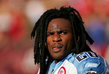SAN FRANCISCO - NOVEMBER 08:  Chris Johnson #28 of the Tennessee Titans sits on the bench during their game against the San Francisco 49ers at Candlestick Park on November 8, 2009 in San Francisco, California.  (Photo by Ezra Shaw/Getty Images)