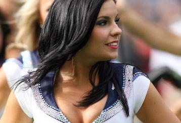 SEATTLE - OCTOBER 12:  The Seattle Seahawks cheerleaders perform their routine prior to the game against the Green Bay Packers on October 12, 2008 at Qwest Field in Seattle, Washington. The Packers defeated the Seahawks 27-17. (Photo by Otto Greule Jr./Getty Images)