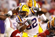 TUSCALOOSA, AL - NOVEMBER 07:  Charles Scott #32 of the Louisiana State University Tigers against the Alabama Crimson Tide at Bryant-Denny Stadium on November 7, 2009 in Tuscaloosa, Alabama.  (Photo by Kevin C. Cox/Getty Images)