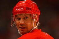 STOCKHOLM, SWEDEN - OCTOBER 02:  Nicklas Lidstrom of Detroit Red Wings looks during the 2009 Compuware NHL Premiere Stockholm match between Detroit Red Wings and St. Louis Blues at the Ericsson Globe on October 2, 2009 in Stockholm, Sweden.  (Photo by Paul Gilham/Getty Images)