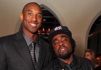 HOLLYWOOD - NOVEMBER 18:  NBA player Kobe Bryant and rapper Wale attend the GQ 'Men Of The Year' party held at Chateau Marmont on November 18, 2009 in Hollywood, California.  (Photo by Alberto E. Rodriguez/Getty Images for GQ)