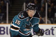 SAN JOSE, CA - OCTOBER 30:  Dany Heatley #15 of the San Jose Sharks in action during their game against the Colorado Avalanche at the HP Pavilion on October 30, 2009 in San Jose, California.  (Photo by Ezra Shaw/Getty Images)
