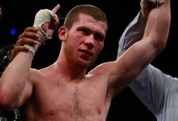 NEW YORK - NOVEMBER 08:  Dmitriy Salita celebrates victory after defeating Derrick Campos in their IBF, WBA Super Lightweight Championship bout at Madison Square Garden on November 8, 2008 in New York City.  (Photo by Mario Tama/Getty Images)