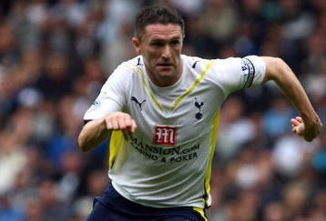 LONDON, ENGLAND - OCTOBER 24:  Robbie Keane of Tottenham Hotspur in action during the Barclays Premier League match between Tottenham Hotspur and Stoke City at White Hart Lane on October 24, 2009 in London, England.  (Photo by Clive Rose/Getty Images)