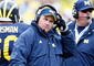 ANN ARBOR, MI - OCTOBER 24:  Head coach Rich Rodriguez of the Michigan Wolverines looks on during the game against the Penn State Nittany Lions on October 24, 2009 at Michigan Stadium in Ann Arbor, Michigan. (Photo by  Gregory Shamus/Getty Images)