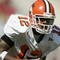 COLUMBUS, OH - SEPTEMBER 20:  Wide receiver Steve Sanders #12 of the Bowling Green State University Falcons carries the ball against the Ohio State University Buckeyes at Ohio Stadium on September 20, 2003 in Columbus, Ohio. Ohio State defeated Bowling Green 24-17.  (Photo by Tom Pidgeon/Getty Images)