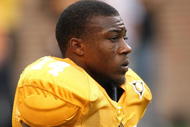 KNOXVILLE, TN - SEPTEMBER 12: Eric Berry #14 of the Tennessee Volunteers looks on against the UCLA Bruins on September 12, 2009 at Neyland Stadium in Knoxville, Tennessee. UCLA beat Tennessee 19-15. (Photo by Joe Murphy/Getty Images)