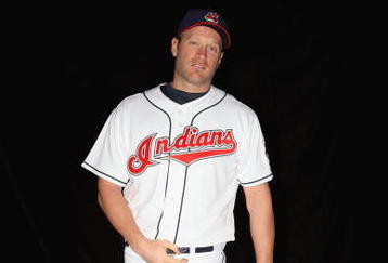 GOODYEAR, AZ - FEBRUARY 21:  Jordan Brown of the Cleveland Indians poses during photo day at the Indians spring training complex on February 21, 2009 in Goodyear, Arizona. (Photo by Ronald Martinez/Getty Images)