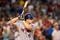 PHOENIX - AUGUST 11:  David Wright #5 of the New York Mets bats against the Arizona Diamondbacks during the major league baseball game at Chase Field on August 11, 2009 in Phoenix, Arizona. The Diamondbacks defeated the Mets 6-2.  (Photo by Christian Petersen/Getty Images)