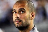 PASADENA, CA - AUGUST 01:  Josep 'Pep' Guardiola coach of FC Barcelona looks on during the international friendly soccer match against Los Angeles Galaxy's at the Rose Bowl on August 1, 2009 in Pasadena, California.  (Photo by Kevork Djansezian/Getty Images)