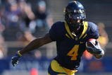 BERKELEY, CA - OCTOBER 24: Jahvid Best #4 of the California Golden Bears runs against the Washington State Cougars at California Memorial Stadium on October 24, 2009 in Berkeley, California.  (Photo by Jed Jacobsohn/Getty Images)