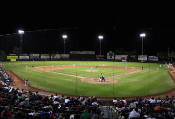 PHOENIX - OCTOBER 16:  General view as Washington Nationals prospect Stephen Strasburg #37, playing for the Phoenix Desert Dogs, pitches in the Arizona Fall League game against the Scottsdale Scorpions at Phoenix Municipal Stadium on October 16, 2009 in Phoenix, Arizona.  (Photo by Christian Petersen/Getty Images)