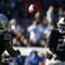 OAKLAND, CA - NOVEMBER 15:  JaMarcus Russell #2 of the Oakland Raiders passes against the Kansas City Chiefs during an NFL game at Oakland-Alameda County Coliseum on November 15, 2009 in Oakland, California.  (Photo by Jed Jacobsohn/Getty Images)