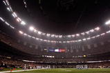 NEW ORLEANS - NOVEMBER 08:  A general view of play between the Carolina Panthers and the New Orleans Saints at Louisiana Superdome on November 8, 2009 in New Orleans, Louisiana.  (Photo by Ronald Martinez/Getty Images)
