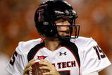 AUSTIN, TX - SEPTEMBER 19:  Quarterback Taylor Potts #15 of the Texas Tech Red Raiders drops back to pass against the Texas Longhorns at Darrell K Royal-Texas Memorial Stadium on September 19, 2009 in Austin, Texas.  (Photo by Ronald Martinez/Getty Images)