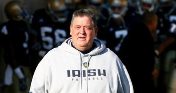 SOUTH BEND, IN - NOVEMBER 21: Head coach Charlie Weis of the Notre Dame Fighting Irish walks out of the tunnel before lining up to enter the field for a game against the Univeristy of Connecticut Huskies at Notre Dame Stadium on November 21, 2009 in South Bend, Indiana. (Photo by Jonathan Daniel/Getty Images)