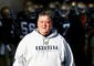 SOUTH BEND, IN - NOVEMBER 21: Head coach Charlie Weis of the Notre Dame Fighting Irish walks out of the tunnel before lining up to enter the field for a game against the Univeristy of Connecticut Huskies at Notre Dame Stadium on November 21, 2009 in South Bend, Indiana. (Photo by Jonathan Daniel/Getty Images)
