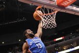 LOS ANGELES - NOVEMBER 11: James Harden #13 of the Oklahoma City Thunder goes up for a dunk against  the Los Angeles Clippers on November 11, 2009 at Staples Center in Los Angeles, California.    NOTE TO USER: User expressly acknowledges and agrees that, by downloading and/or using this Photograph, user is consenting to the terms and conditions of the Getty Images License Agreement. (Photo by Stephen Dunn/Getty Images)