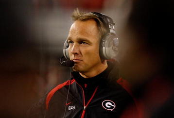 ATHENS, GA - NOVEMBER 21:  Head coach Mark Richt of the Georgia Bulldogs looks on from the sidelines during the game against the Kentucky Wildcats at Sanford Stadium on November 21, 2009 in Athens, Georgia.  (Photo by Kevin C. Cox/Getty Images)