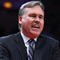 NEW YORK - MARCH 18: Head coach Mike D'Antoni of the New York Knicks reacts at a referee against the New Jersey Nets at Madison Square Garden March 18, 2009 in New York City. NOTE TO USER: User expressly acknowledges and agrees that, by downloading and/or using this Photograph, User is consenting to the terms and conditions of the Getty Images License Agreement. (Photo by Chris McGrath/Getty Images)