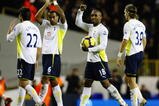 LONDON, ENGLAND - NOVEMBER 22:  Jermain Defoe of Tottenham Hotspur collects the match ball after scoring five during the Barclays Premier League match between Tottenham Hotspur and Wigan Athletic at White Hart Lane on November 22, 2009 in London, England.  (Photo by Clive Rose/Getty Images)