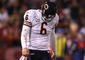 SAN FRANCISCO - NOVEMBER 12:  Jay Cutler #6 of the Chicago Bears walks off the field against the San Francisco 49ers at Candlestick Park on November 12, 2009 in San Francisco, California. The 49ers won 10-6.  (Photo by Jed Jacobsohn/Getty Images)