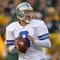 GREEN BAY, WI - NOVEMBER 15: Tony Romo #8 of the Dallas Cowboysdrops back to pass against the Green Bay Packers at Lambeau Field on November 15, 2009 in Green Bay, Wisconsin. The Packers defeated the Cowboys 17-7. (Photo by Jonathan Daniel/Getty Images)