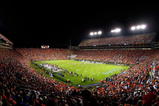 AUBURN, AL - SEPTEMBER 19:  A general view of Jordan-Hare Stadium during the game between the Auburn Tigers and the West Virginia Mountaineers on September 19, 2009 in Auburn, Alabama.  (Photo by Kevin C. Cox/Getty Images)