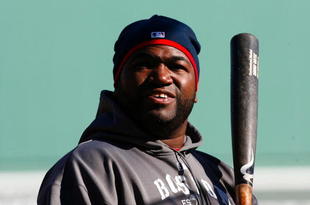 BOSTON - OCTOBER 11:  David Ortiz #34 of the Boston Red Sox looks on during batting practice before Game Three of the ALDS against the Los Angeles Angels of Anaheim during the 2009 MLB Playoffs at Fenway Park on October 11, 2009 in Boston, Massachusetts. (Photo by Jim Rogash/Getty Images)