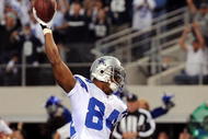 ARLINGTON, TX - NOVEMBER 22:  Wide receiver Patrick Crayton #84 of the Dallas Cowboys spikes the ball after scoring a touchdown against the Washington Redskins at Cowboys Stadium on November 22, 2009 in Arlington, Texas.  (Photo by Ronald Martinez/Getty Images)