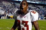 CHAPEL HILL, NC - OCTOBER 22:  Rodney Smith #83 of the Florida State Seminoles celebrates after the Seminoles defeated the North Carolina Tar Heels 30-27 at Kenan Stadium on October 22, 2009 in Chapel Hill, North Carolina.  (Photo by Scott Halleran/Getty Images)