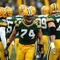 GREEN BAY, WI - NOVEMBER 30:  Aaron Kampman #74 of the Green Bay Packers takes the field during player ingtroductions against the Carolina Panthers at Lambeau Field on November 30, 2008 in Green Bay, Wisconsin. The Panthers won 35-31.  (Photo by Jonathan Daniel/Getty Images)
