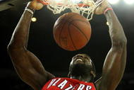 OAKLAND, CA - NOVEMBER 20:  Greg Oden #52 of the Portland Trail Blazers dunks against the Golden State Warriors during an NBA game at Oracle Arena on November 20, 2009 in Oakland, California.  (Photo by Jed Jacobsohn/Getty Images)