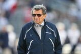 STATE COLLEGE, PA - NOVEMBER 7: Head coach Joe Paterno of the Penn State Nittany Lions watches warm-ups before a game against the Ohio State Buckeyes on November 7, 2009 at Beaver Stadium in State College, Pennsylvania. Ohio State won 24-7. (Photo by Hunter Martin/Getty Images)