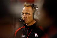 ATHENS, GA - NOVEMBER 21:  Head coach Mark Richt of the Georgia Bulldogs looks on from the sidelines during the game against the Kentucky Wildcats at Sanford Stadium on November 21, 2009 in Athens, Georgia.  (Photo by Kevin C. Cox/Getty Images)