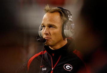 ATHENS, GA - NOVEMBER 21:  Head coach Mark Richt of the Georgia Bulldogs looks on from the sidelines during the game against the Kentucky Wildcats at Sanford Stadium on November 21, 2009 in Athens, Georgia.  (Photo by Kevin C. Cox/Getty Images)