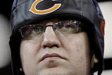 ATLANTA - OCTOBER 18:  A fan of the Chicago Bears watches his team warm up before the game against the Atlanta Falcons at the Georgia Dome on October 18, 2009 in Atlanta, Georgia. (Photo by Kevin C. Cox/Getty Images)