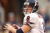 SEATTLE - AUGUST 16:  Quarterback Rex Grossman #8 of the Chicago Bears passes the ball during the game against the Seattle Seahawks at Qwest Field on August 16, 2008 in Seattle, Washington. The Seahawks defeated the Bears 29-26. (Photo by Otto Greule Jr/Getty Images)
