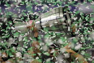 TORONTO, ON - NOVEMBER 25:  Quarterback Kerry Joseph #4 of the Saskatchewan Rough Riders hoists the trophy as confetti falls in celebration of a 23-19 victory over the Winnipeg Blue Bombers during the 95th Grey Cup on November 25, 2007 at the Rogers Centre in Toronto, Ontario, Canada.  (Photo by Harry How/Getty Images)