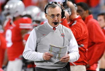 COLUMBUS, OH - NOVEMBER 14:  Head coach Jim Tressel of the Ohio State Buckeyes walks the sidelines during a game against the Iowa Hawkeyes at Ohio Stadium on November 14, 2009 in Columbus, Ohio.  (Photo by Jamie Sabau/Getty Images)